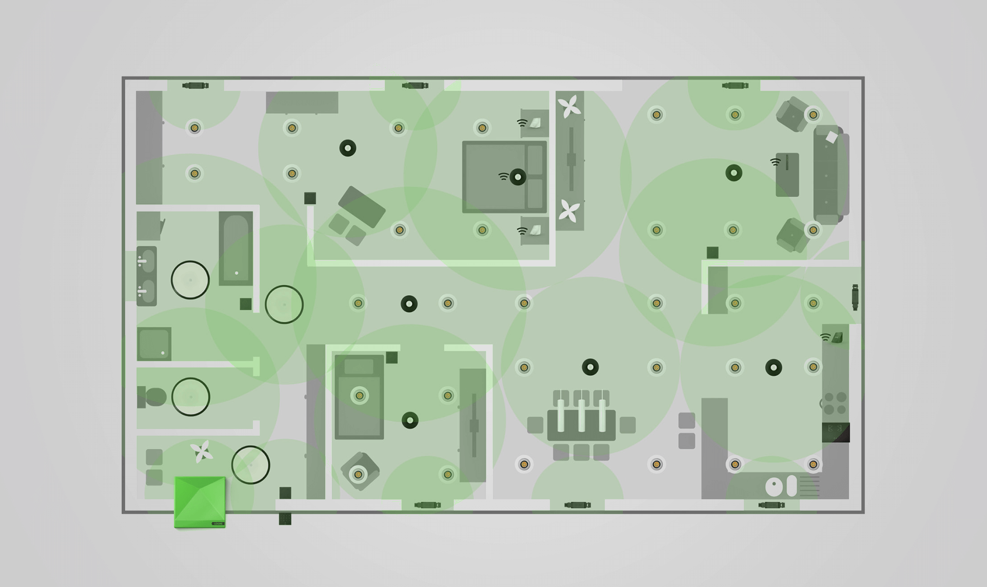 wireless smart home loxone