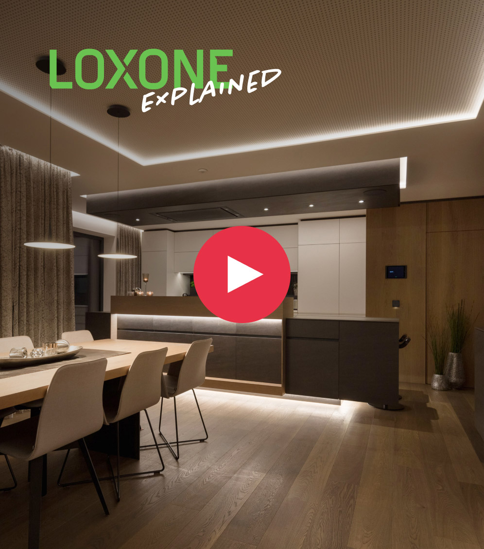 Lichtsteuerung im Eigenheim mit Loxone