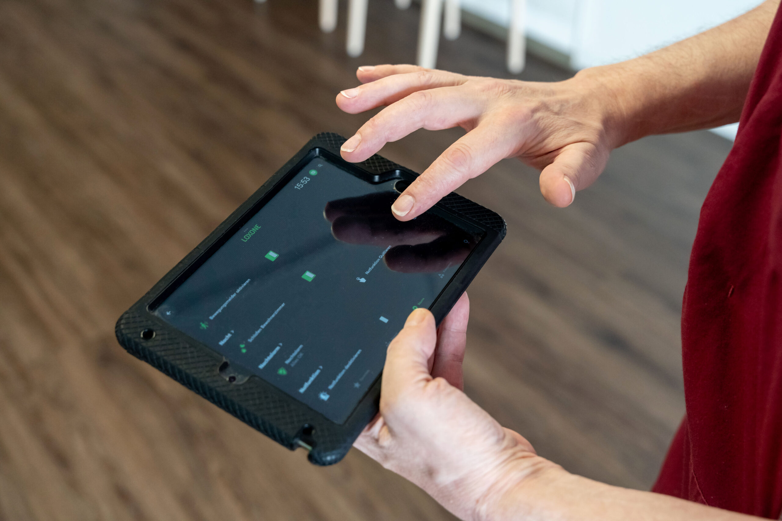 App-besturing met Loxone in het intelligent woonzorgcentrum