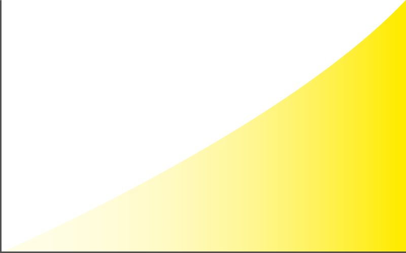 Żółty wykres na białym tle