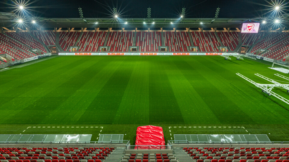 Nawadnianie na stadionie piłkarskim