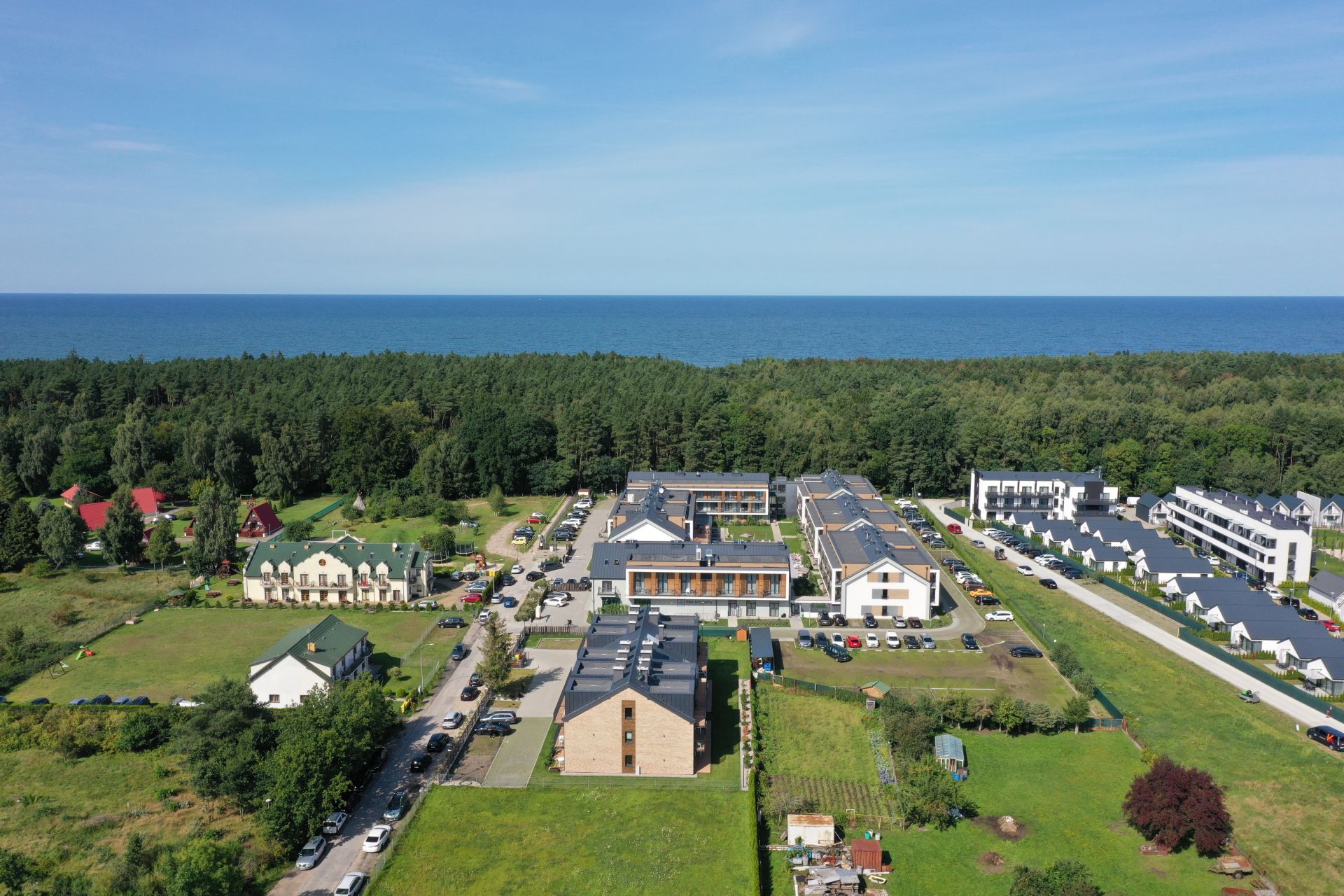Apartamenty Balteus znajdują się 200 metrów od bałtyckiej plaży