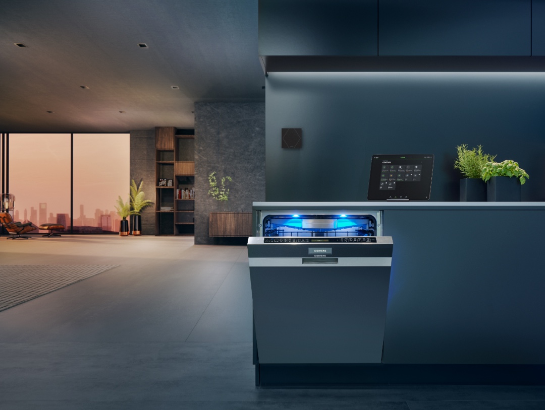 Umývačka ovládaná pomocou Loxone a Home Connect