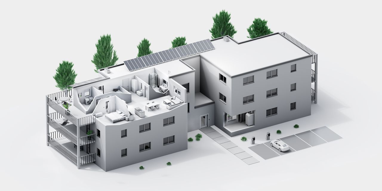 Vizualizácia projektu bytového domu