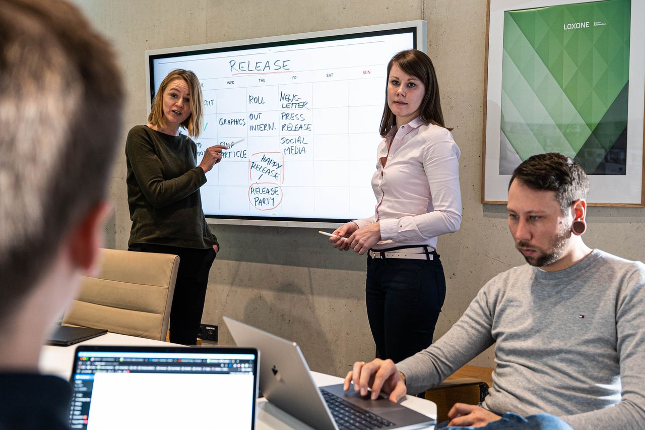 Stretnutie tímu content marketing