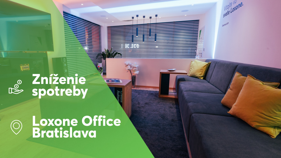 Úspora energií v Loxone Office v Bratislave vďaka energetickému managementu