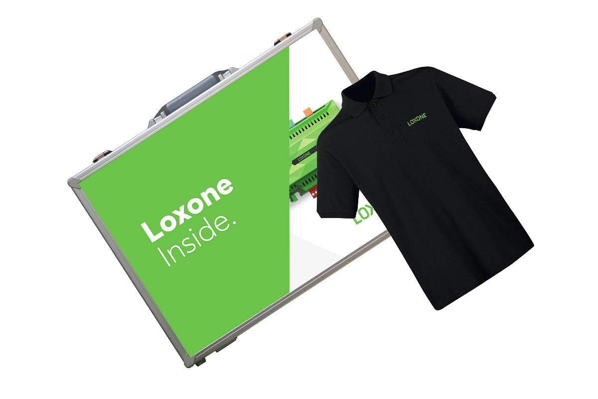 Loxone Demokufor a tričko