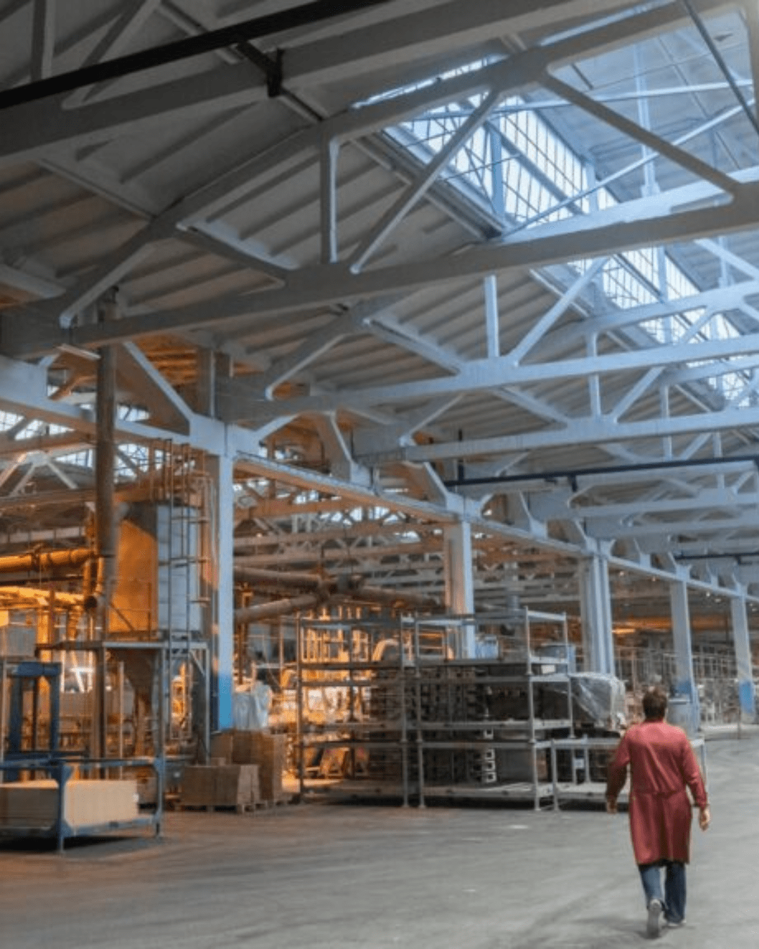 priemyselne vykurovanie v hale