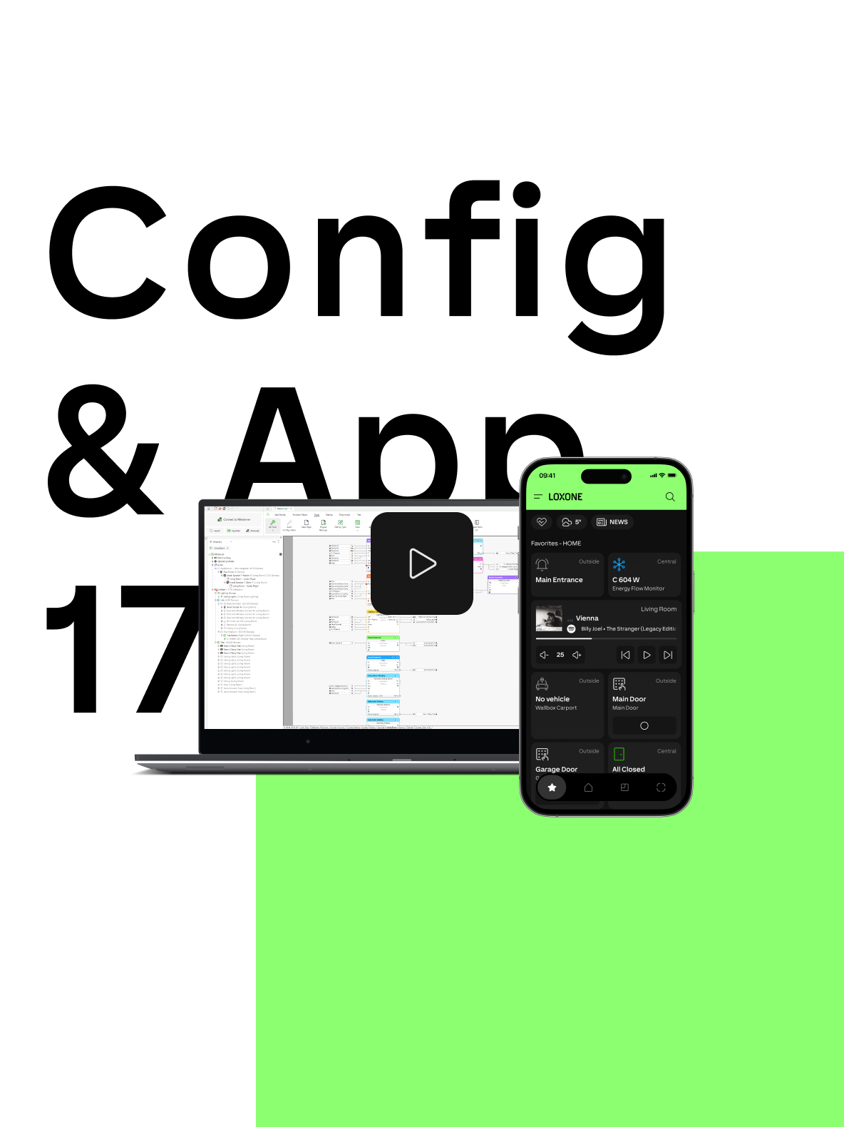 Loxone Config a aplikácia 
