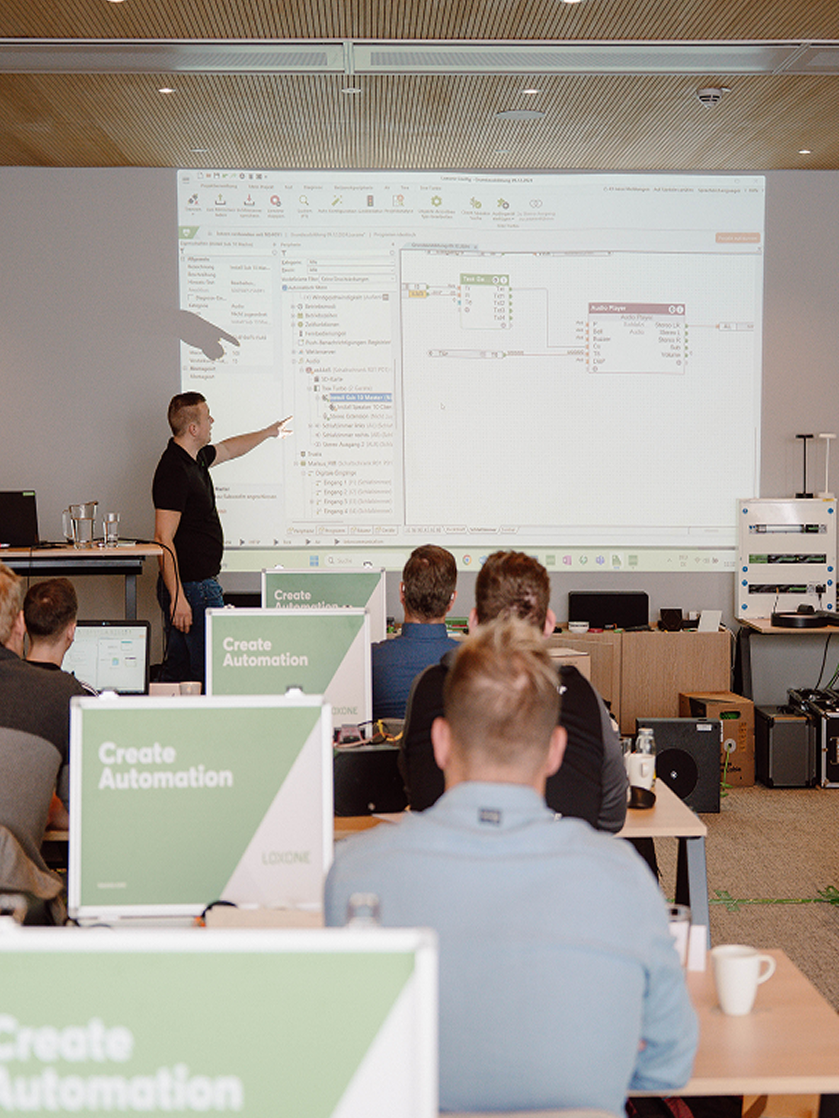 Školiaca miestnosť počas školenia