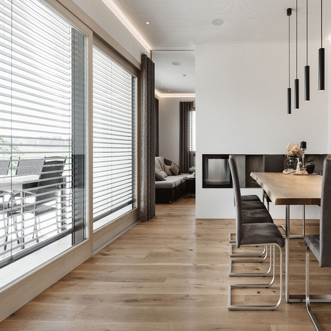 Inteligentné tienenie v rodinnom dome