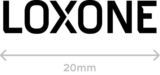 Veľkosť loga LOXONE