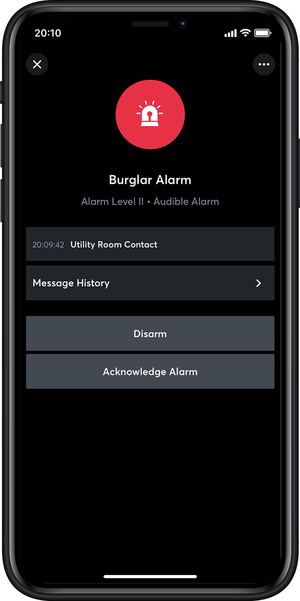 Mobil Ekranda Alarm