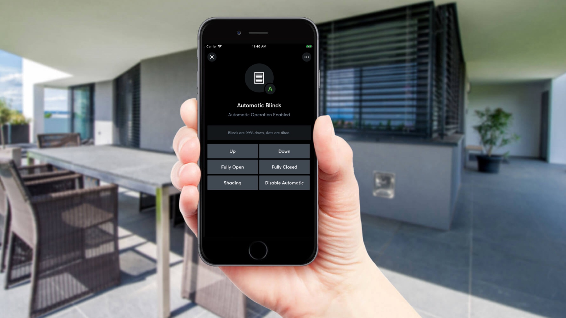 app-gölgeleme App' te gölgeleme